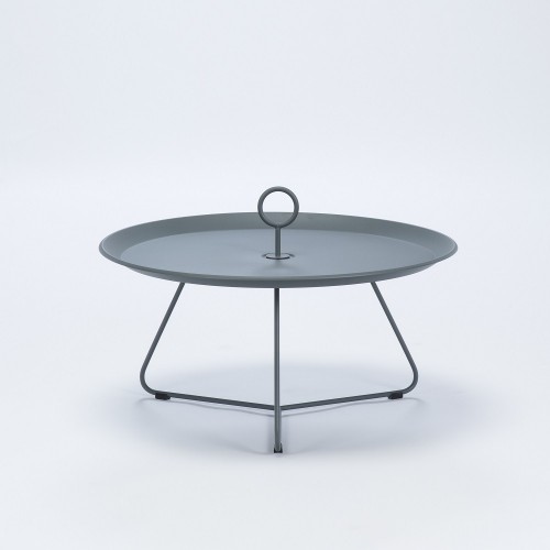 Table intérieure/extérieure ronde en métal Ø70cm (couleur gris foncé N°5050)